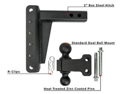 2.0" MEDIUM DUTY 6" DROP/RISE HITCH